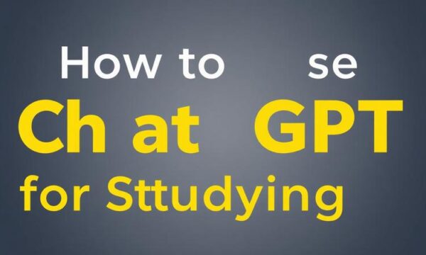 Use ChatGPT for Studying